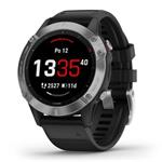 Garmin fenix6 Glass, Silver/Black Band 010-02158-00