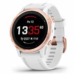 Garmin fenix6S Glass, RoseGold/White Band (MAP/Music) 010-02159-11