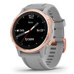 Garmin fenix6S Sapphire, RoseGold/Gray Band (MAP/Music) 010-02159-21