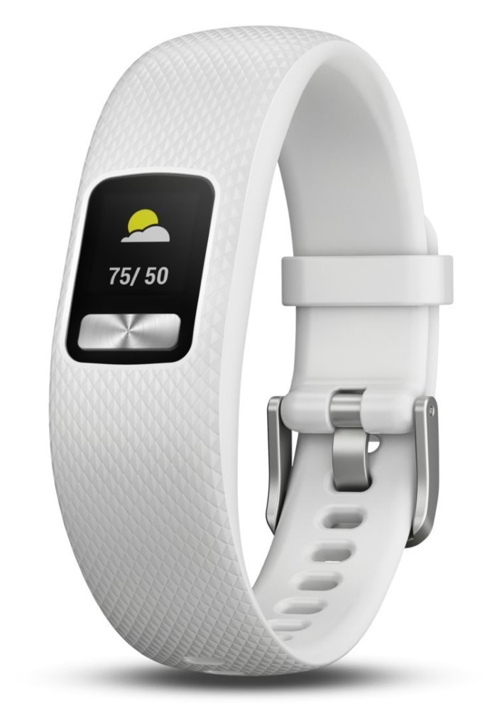 GARMIN fitness náramek vívofit4 White/ LCD 11 x 11 mm (velikost S/M) 010-01847-11