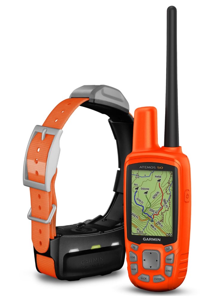GARMIN GPS Atemos 50 s obojkem K5 pro možnost sledování pohybu vašich psů 010-01868-01