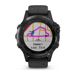 GARMIN GPS chytré hodinky fenix5 Plus Sapphire Black, Black Band 010-01988-01