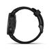 GARMIN GPS chytré hodinky fenix5S Plus Sapphire Black, Black Band, Performer TRI Bundle 020-00278-09