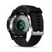 GARMIN GPS chytré hodinky fenix5S Plus Silver, Black Band         010-01987-21
