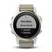 GARMIN GPS chytré hodinky fenix5S Sapphire Goldtone Optic, Suede band 010-01685-13