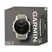 GARMIN GPS chytré hodinky fenix5S Sapphire Goldtone Optic, Suede band 010-01685-13