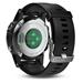 GARMIN GPS chytré hodinky fenix5S Silver Optic, Black band 010-01685-02
