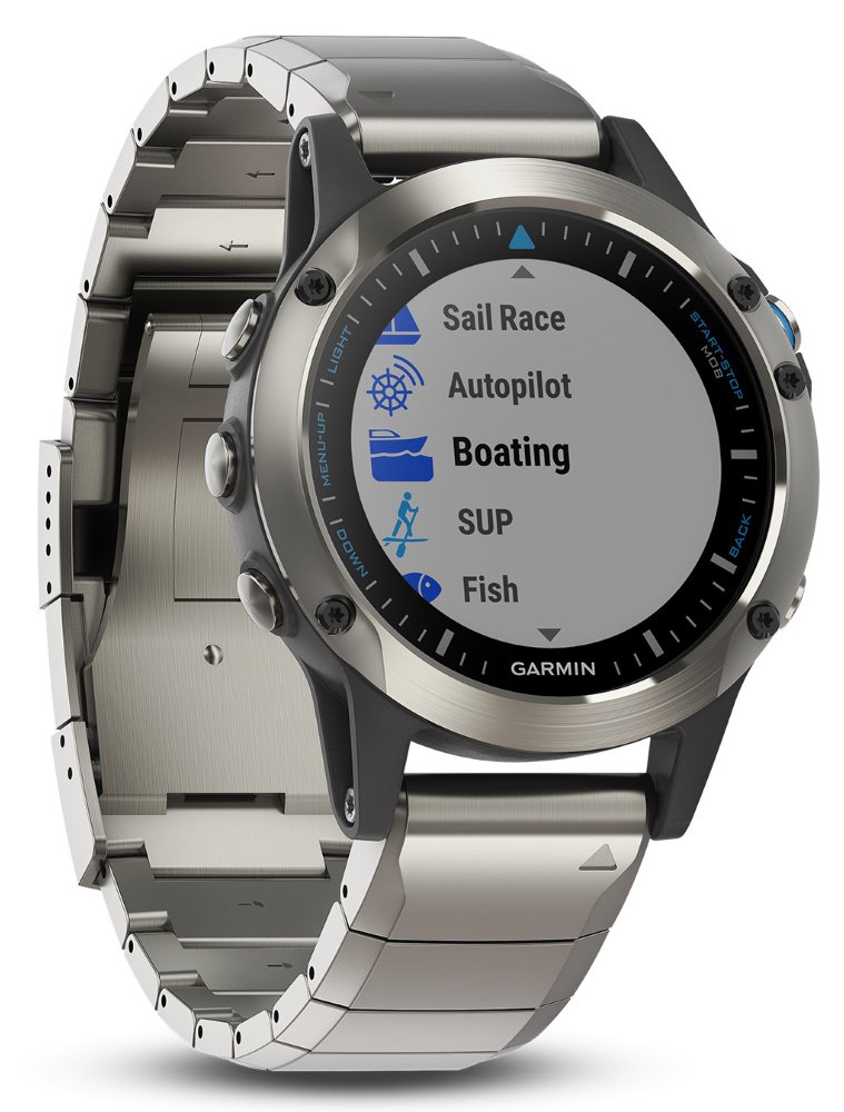 GARMIN GPS chytré jachtařské hodinky Quatix5 Sapphire Optic 010-01688-42
