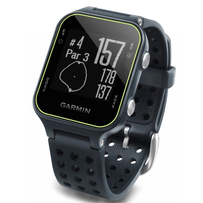 GARMIN GPS sportovní golfové hodinky Approach S20 Slate Lifetime 010-03723-02