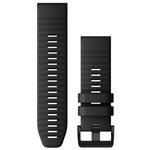 GARMIN řemínek pro fenix6X - QuickFit 26, silikonový, černý, černá přezka 010-12864-00