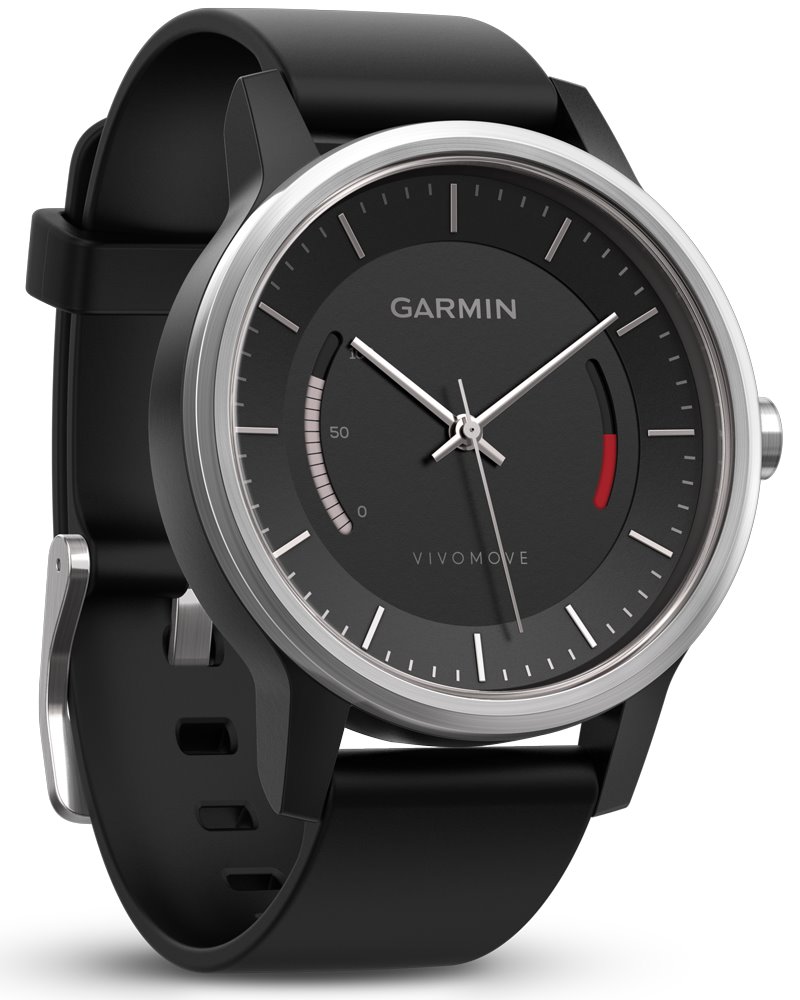GARMIN stylové/chytré hodinky vívomove Sport Black/ Android, iOS, Windows Phone/ černá 010-01597-00