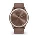 Garmin vívomove Sport pouzdro Cocoa, silikonový řemínek Peach Gold 010-02566-00
