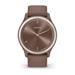 Garmin vívomove Sport pouzdro Cocoa, silikonový řemínek Peach Gold 010-02566-00