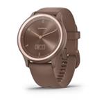 Garmin vívomove Sport pouzdro Cocoa, silikonový řemínek Peach Gold 010-02566-00