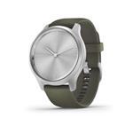 Garmin vivomove3 Style, Silver/Green Band 010-02240-21