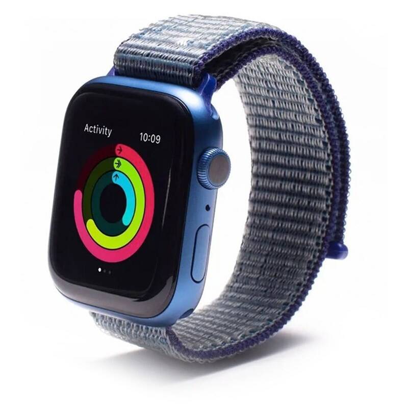GEAR4 sp. řemínek Apple Watch 45/44/42mm modrá 705009518