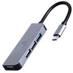 GEMBIRD 4portový USB hub s konektorem typu C – 1× USB 3.1 + 3× USB 2.0 UHB-CM-U3P1U2P3-01