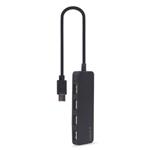 GEMBIRD 4portový USB hub s konektorem typu C – 4× USB 2.0