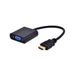 Gembird adaptér HDMI-A(M) ->VGA (F) + audio, na kábli, čierný A-HDMI-VGA-03