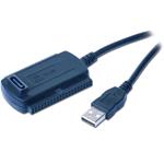Gembird adaptér IDE 3.5'' / 2.5'' / SATA na USB 2.0 70cm, napájaci AC adaptér AUSI01