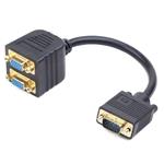 Gembird adaptér VGA (M) -> 2x VGA (F), 20cm CC-VGAX2-20CM