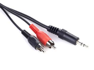 Gembird audio kábel JACK 3,5mm samec / 2x RCA (CINCH) samec, 0.20M