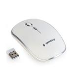 Gembird bezdrôtová optická myš MUSW-4B-01-W, 1600 DPI, nano USB, biela