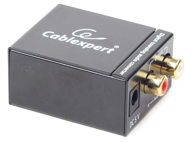 GEMBIRD Datový extender digital na analog audio konvertor, SPDIF/RCA DSC-OPT-RCA-001