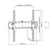 GEMBIRD Držák TV WM-55T-02, 32"-55" (40kg), náklopný WM-55T-02
