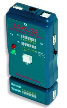 GEMBIRD Eth kabel tester NCT-2 - RJ11-12,USB