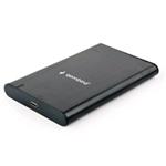 GEMBIRD externí box pro 2,5" disky, USB 3.1, Type-C, broušený hliník, černá EE2-U3S-6