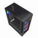 GEMBIRD Fornax 900/Midi Tower/Transpar./Černá CCC-FC-900ARGB