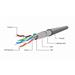 Gembird FTP inštalačný kábel, lanko, cat. 5e, 7*0,18mm CCA, 305m, sivý FPC-5004E-L