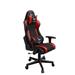 GEMBIRD Gaming chair / herní křeslo SCORPION 02, černá sítovina, červená kůže GC-SCORPION-02X