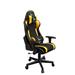 GEMBIRD Gaming chair / herní křeslo SCORPION 05, černá sítovina, žlutá kůže GC-SCORPION-05X