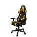 GEMBIRD Gaming chair / herní křeslo SCORPION 05, černá sítovina, žlutá kůže GC-SCORPION-05X