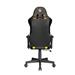 GEMBIRD Gaming chair / herní křeslo SCORPION 05, černá sítovina, žlutá kůže GC-SCORPION-05X