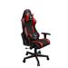 Gembird herní židle Scorpion černá/červená mesh-red skin GC-SCORPION-02X
