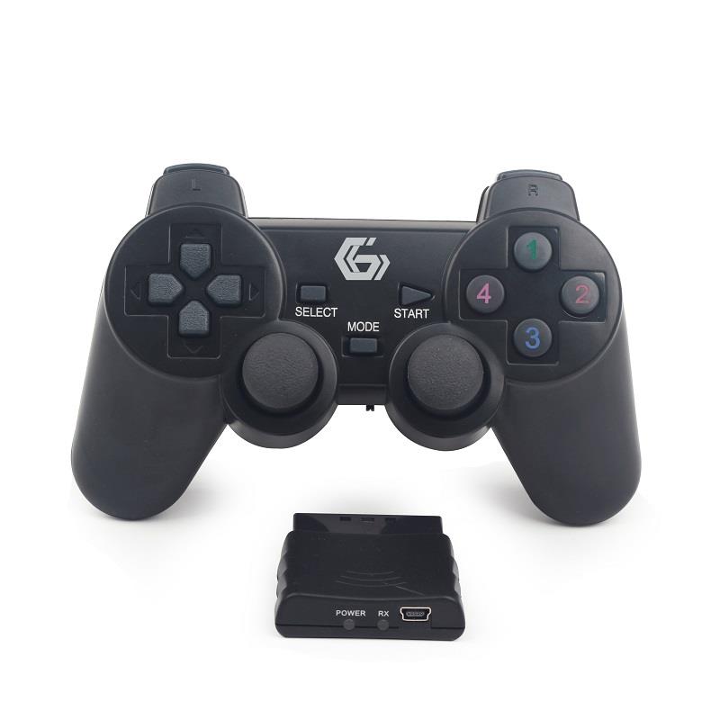 GEMBIRD Joy Gamepad JPD-WDV-01, vibrační, bezdrátový, PC/PS2/PS3, USB