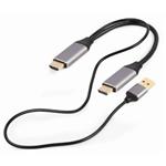 GEMBIRD Kabel aktivní adaptér HDMI samec na DisplayPort samec A-HDMIM-DPM-01