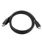 Gembird kábel DisplayPort (M) na HDMI (AM), 10 m, čierny CC-DP-HDMI-10M
