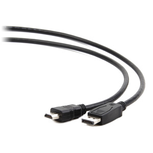 Gembird kábel DisplayPort samec -> HDMI A samec, 1.8m CC-DP-HDMI-6