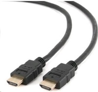 Gembird kábel HDMI High speed (M - M), pozlátené konektory, 1.8 m, čierny
