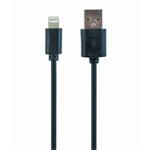Gembird kábel nabíjací Lightning 8-pin (M) na USB 2.0 (M), prémiový, 3 m, čierny CC-USB2-AMLM-10