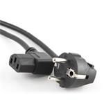 GEMBIRD Kabel síťový 1,8m VDE 220/230V napájecí, pravoúhlý konektor C13