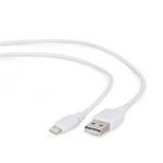 Gembird kábel USB 2.0 ->8-pin (M), biela, 1m