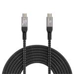 Gembird kábel USB-C (M) na USB-C (M), prémiový, USB 4, 3.2 Gen, 240W, 40 GBps, 1.5 m, čierny CCBP-USB4-CMCM240-1.5M