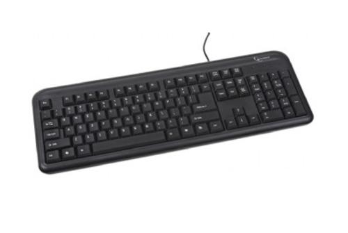 GEMBIRD klávesnica KBU103RU, USB, čierna, RUS layout (ruská) GMBKLVKBU103RUSB