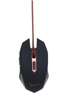 Gembird myš MUSG-001-R,herní,optická,červeno-černá