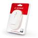 GEMBIRD Myš MUSW-4B-01-W, bílá, bezdrátová, USB nano receiver